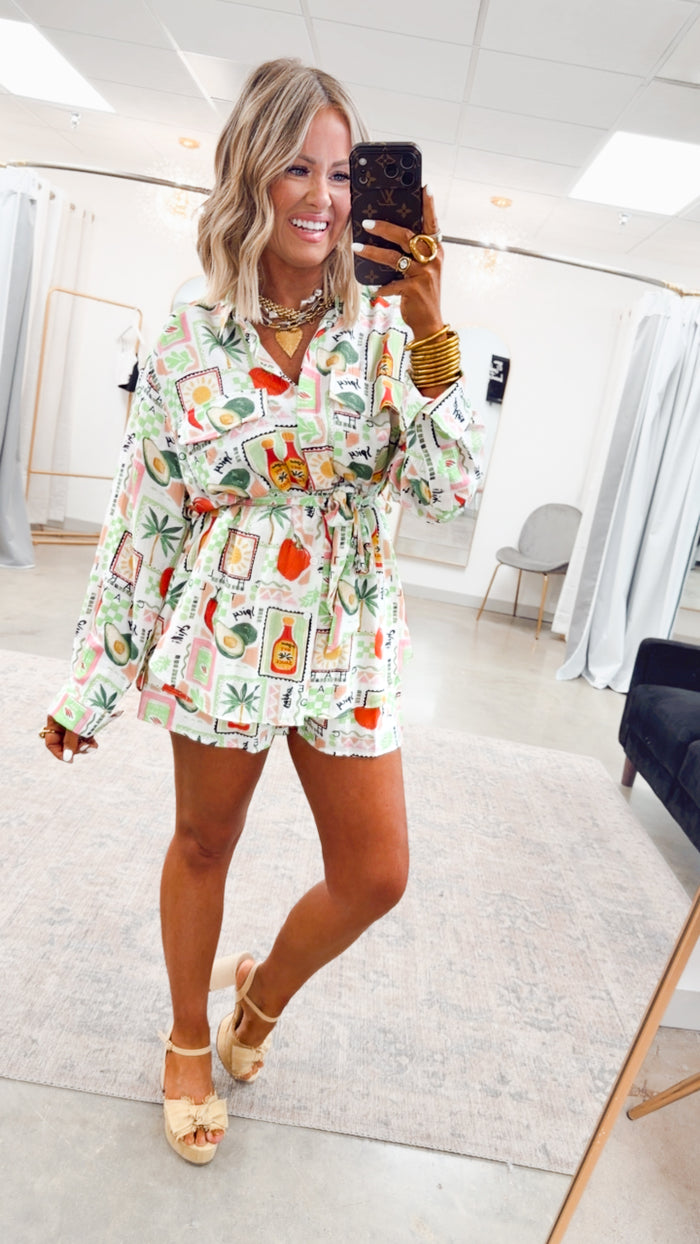 Pepper Parea Tunic Top