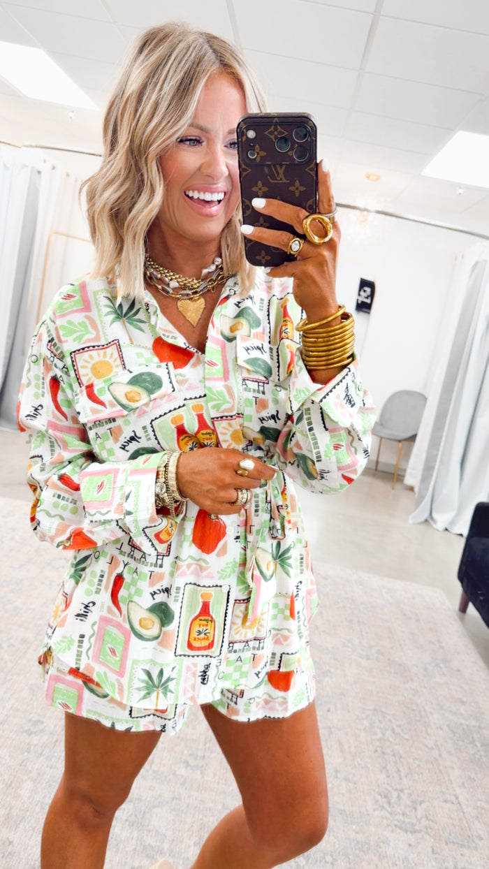 Pepper Parea Tunic Top