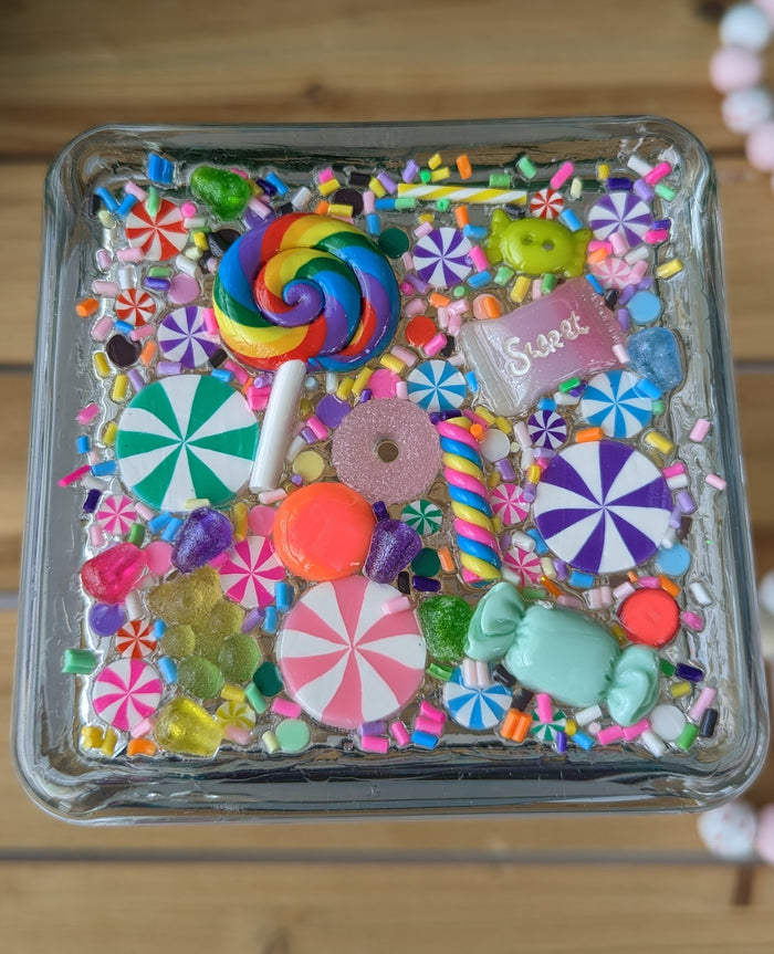 Personalized Glass Candy Jar Sweets Jar