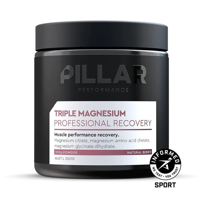 Pillar Performance Triple Magnesium Powder | 200g Tub
