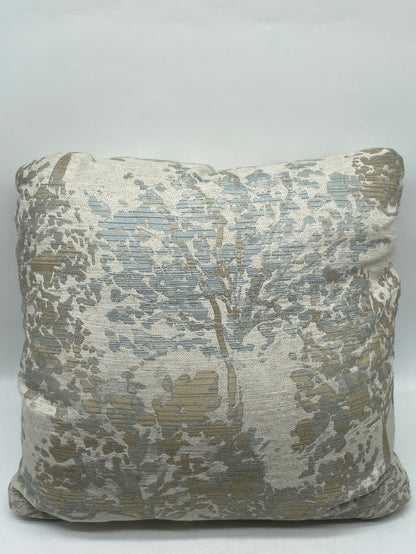 PILLOW BLUE AND GREY ABSTRACT