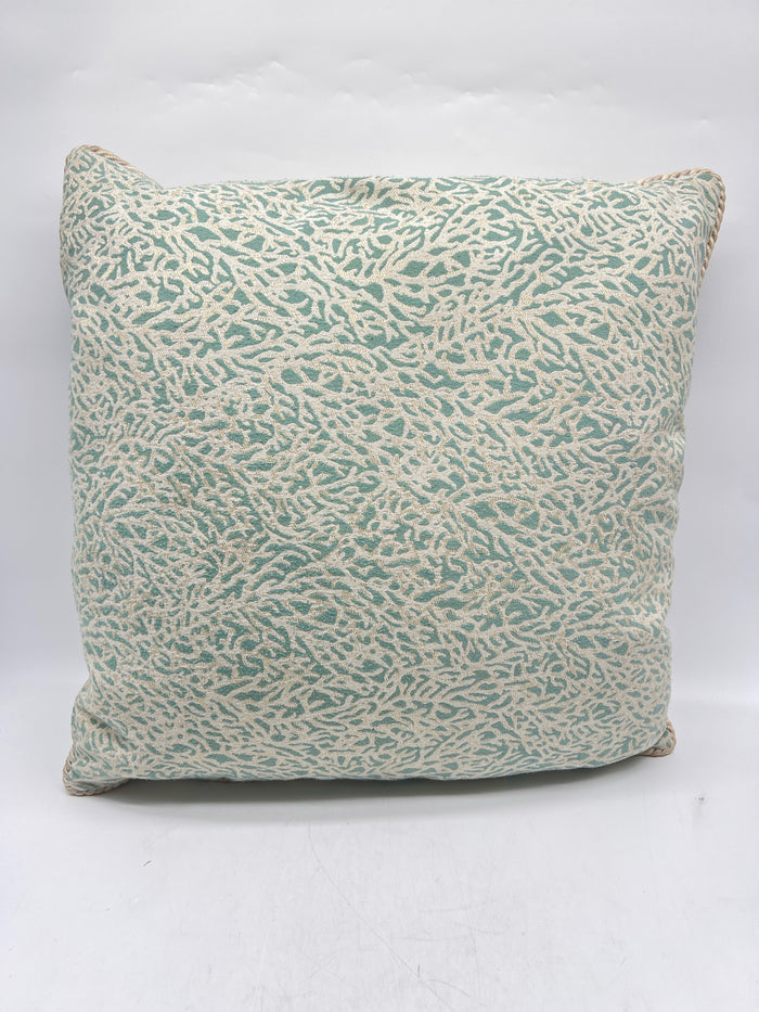 PILLOW BLUE CORAL DESIGN
