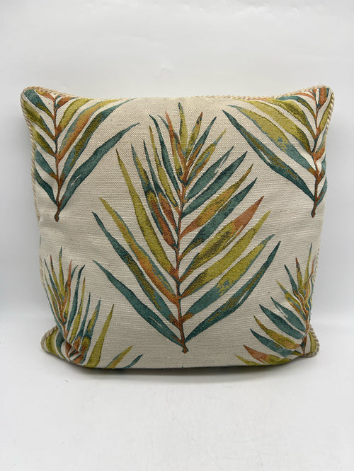 PILLOW MULTI-COLOR PALM DESIGN