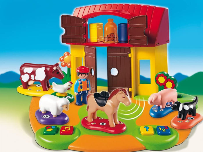Playmobil 6766 Interactive Play and Learn 1.2.3 Farm new in box