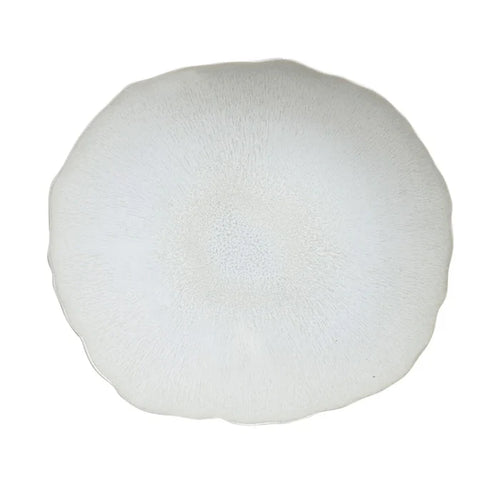 PLUME EXTRA LARGE DINNER PLATE IN PEARL