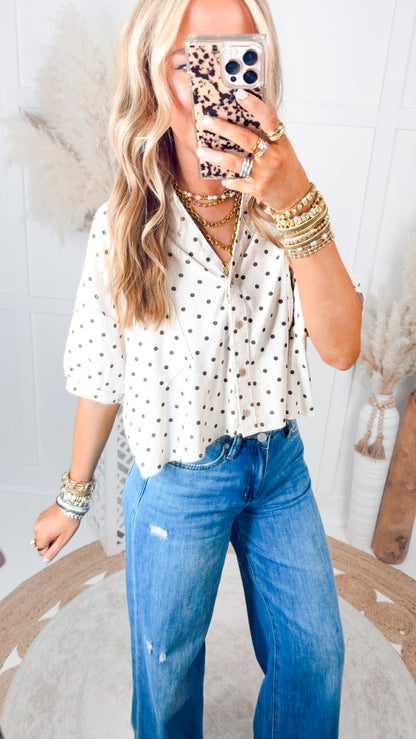 Polka Muse Top
