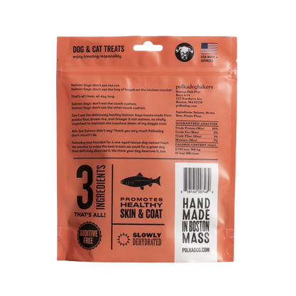 PolkaDog Bakery Bones Salmon Says Treats 8oz