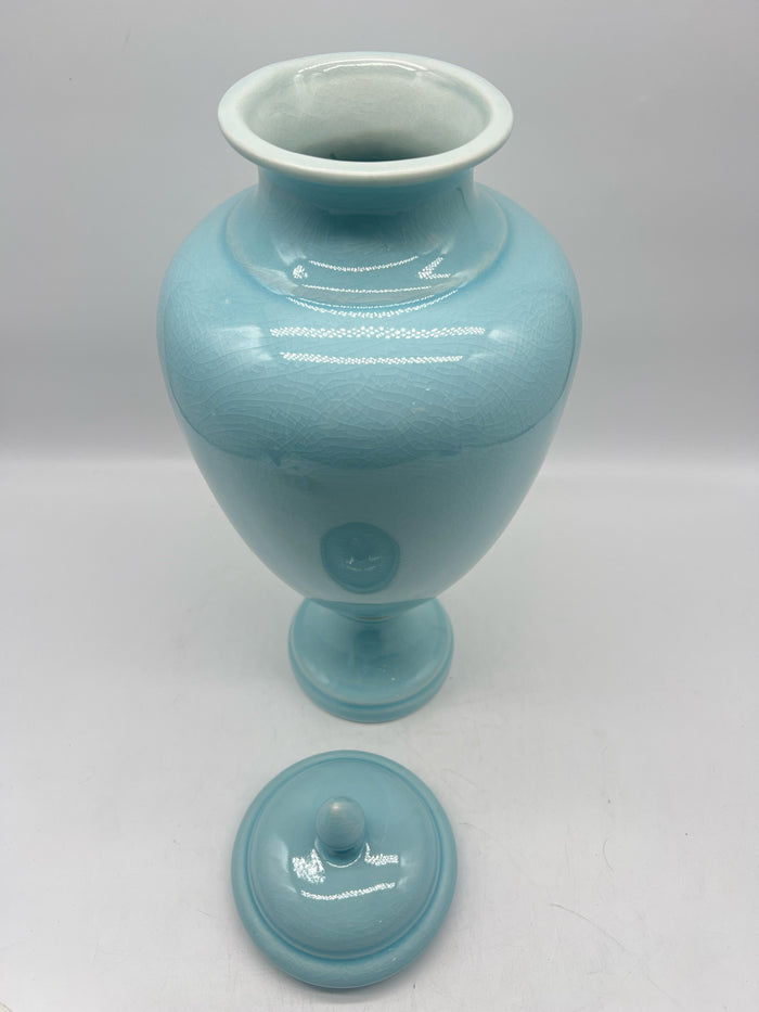 PORT 68  LIDDED JARS ROBINS EGG BLUE