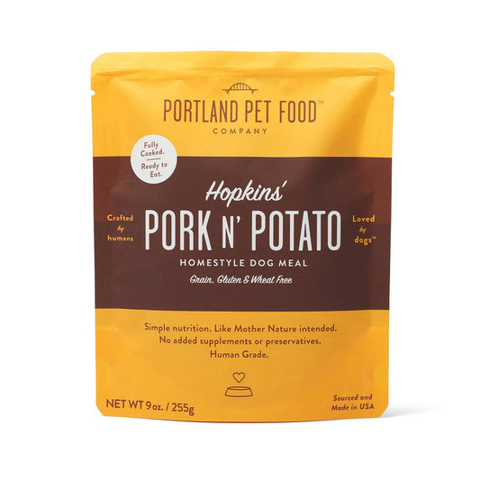 Portland Pet Food Company Hopkins Pork N Potato Homestyle Meal Wet Dog Food