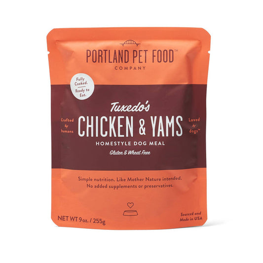 Portland Pet Food Company Tuxedo's Chicken and Yams Homestyle Meal Wet Dog Food