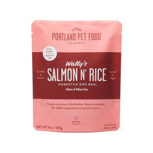 Portland Pet Food Company Wally's Salmon N' Rice Homestyle Meal Wet Dog Food