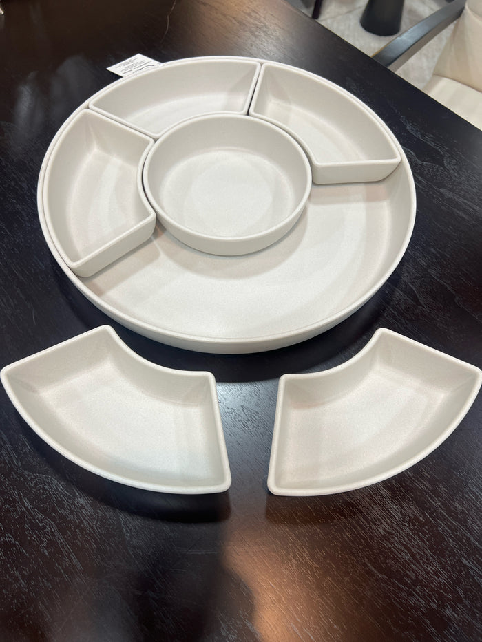 POTTERY BARN SERVING SET
