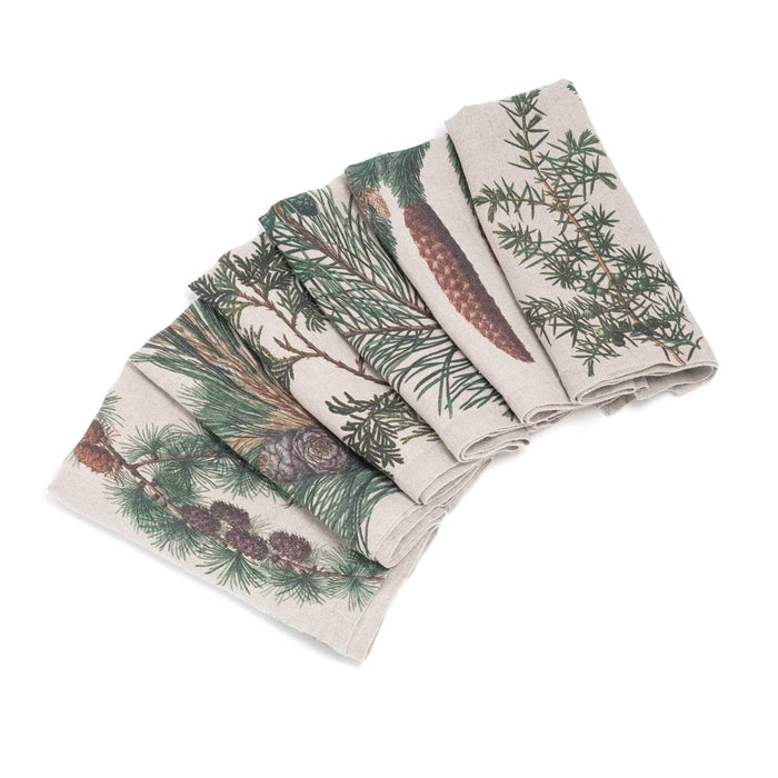 Printed Linen Napkins Eleish Van Breems Home