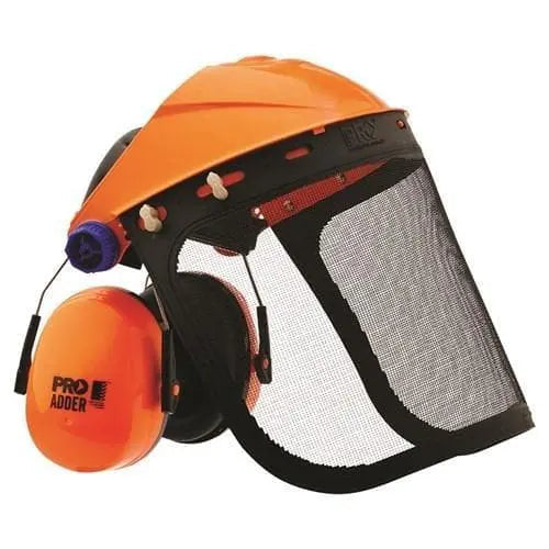 Pro Choice Assembled Browguard + Mesh Visor + Adder Earmuff - BGVMADD PPE Pro Choice