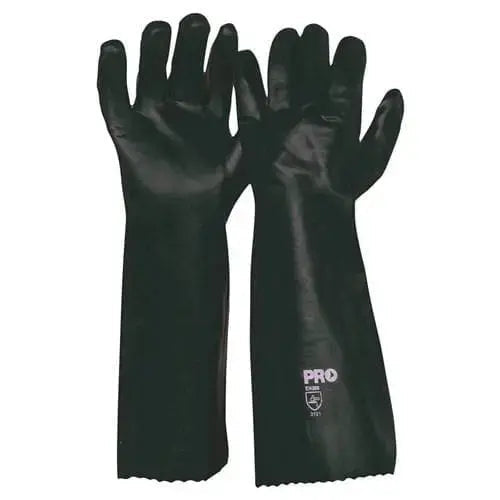 Pro Choice Green Pvc Double Dipped - Length 45cm X12 - PVC45DD PPE Pro Choice
