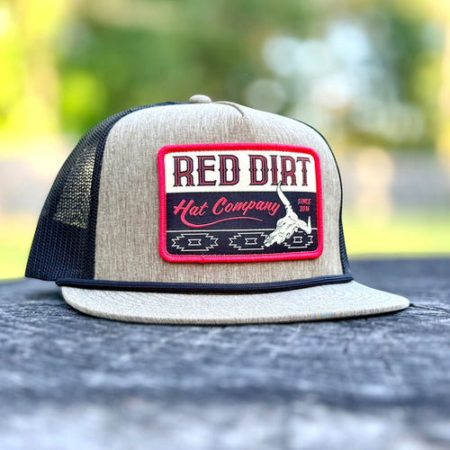Red Dirt Hat Co. Bones Rope Hat in Khaki and Black