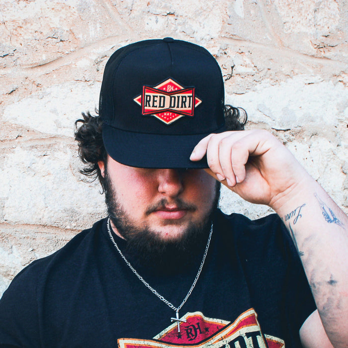 Red Dirt Hat Co. Cowboy Bow Tie Hat in Black