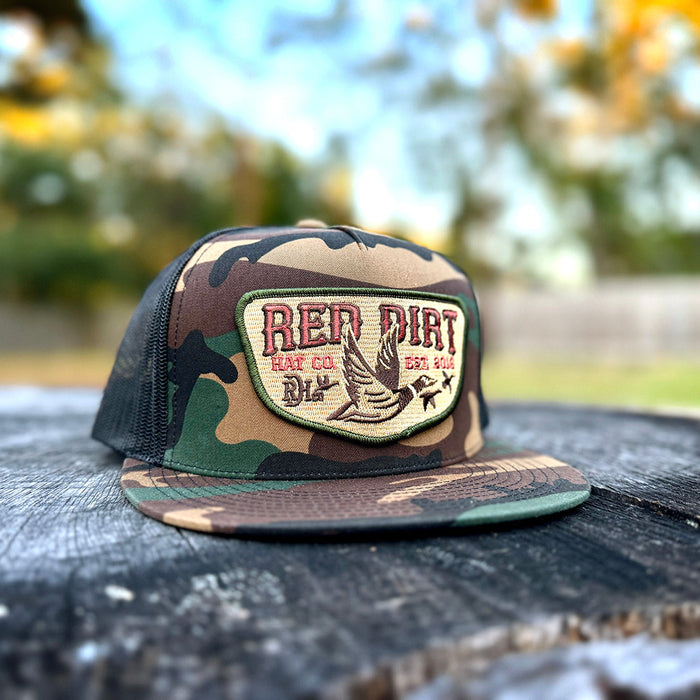 Red Dirt Hat Co. Fly South Hat in Camo & Black