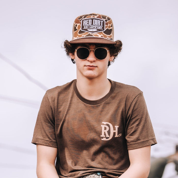 Red Dirt Hat Co. Old Skool "Duck" Rope Hat in Duck Camo