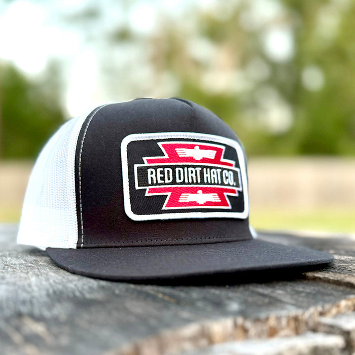 Red Dirt Hat Co. Tater Hat in Black and White