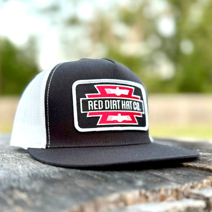 Red Dirt Hat Co. Tater Hat in Black and White