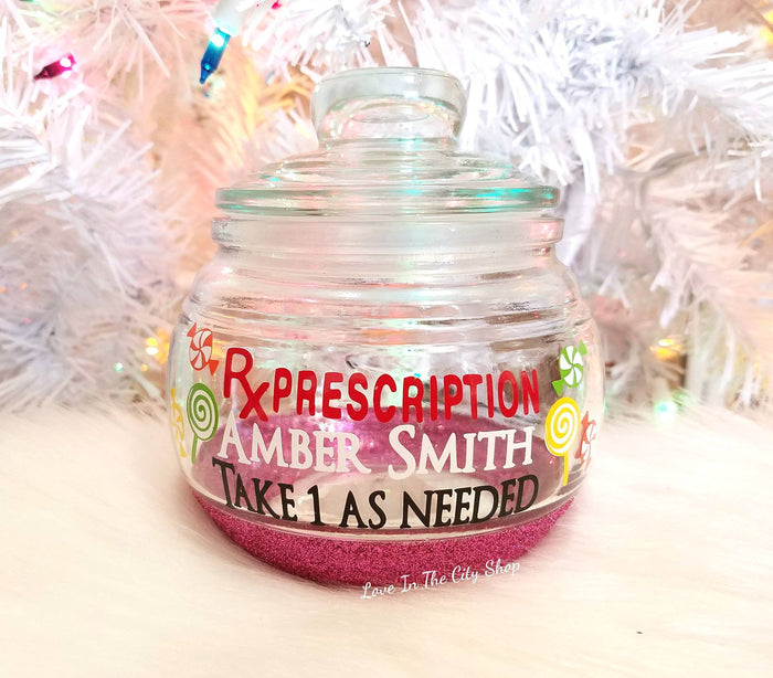 RX Prescription Candy Jar - love-in-the-city-shop