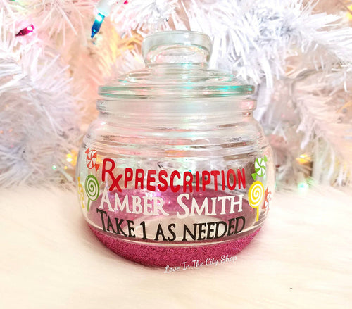RX Prescription Candy Jar - love-in-the-city-shop
