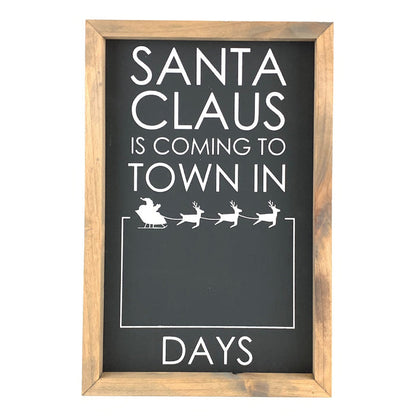 Santa Claus Is Coming Modern <br>Magnetic Advent