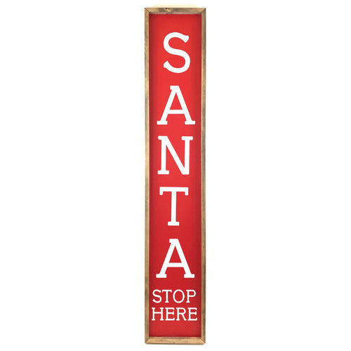 Santa Stop Here <br>Porch Board