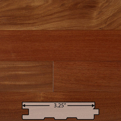 Santos Mahogany (Cabreuva) Solid Flooring 0.75″ x 3.25″ Prefinished, $8.79/sqft - Advantage Lumber