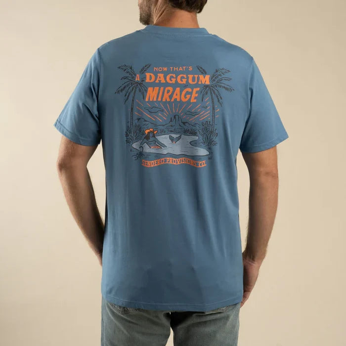 Sendero Provisions Co. Men's Mirage Graphic Tee in Jetty