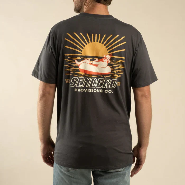 Sendero Provisions Co. Men's Out Yonder Graphic Tee In Charcoal