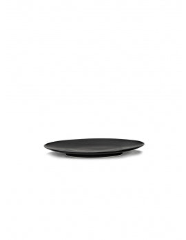 SERAX RA CERAMIC DESSERT PLATE IN BLACK