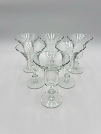 SET OF 6 SHERRY GLASSES