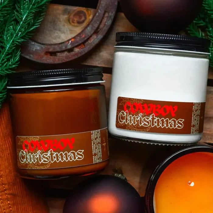 Seventh House "Cowboy Christmas" Holiday Candle