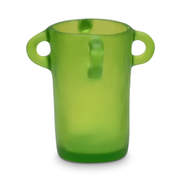 SMALL LOOPY VASE IN GREEN
