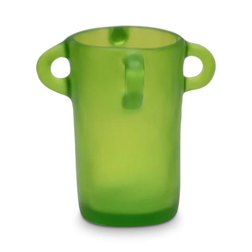 SMALL LOOPY VASE IN GREEN