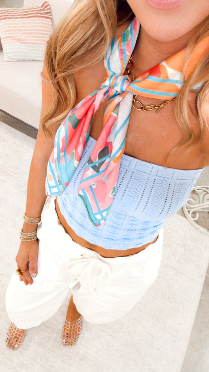 Soft Soleil Tube Top-Serene Blue