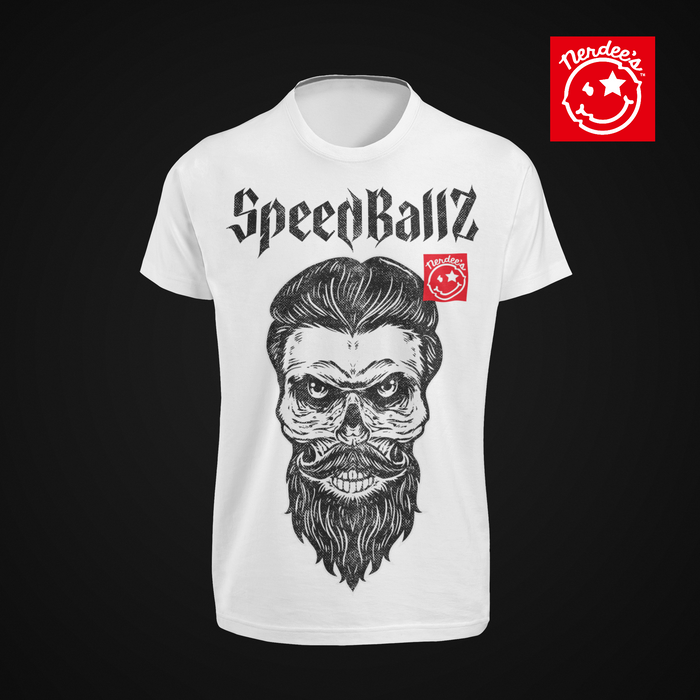 SpeedBallZ Racing Apparel SRA "Ol' Graybeard" (Design 01) - Unisex Heavy Cotton Tee