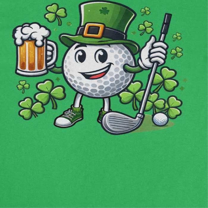 St. Patricks Day Golfball T-Shirt