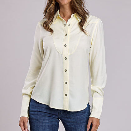 Stetson Women's L/S Western Snap Shirt in Cream