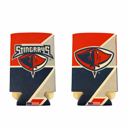 Stingrays Geometric Koozie