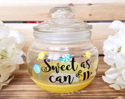 Sweet as can Bee Candy Jar - love-in-the-city-shop