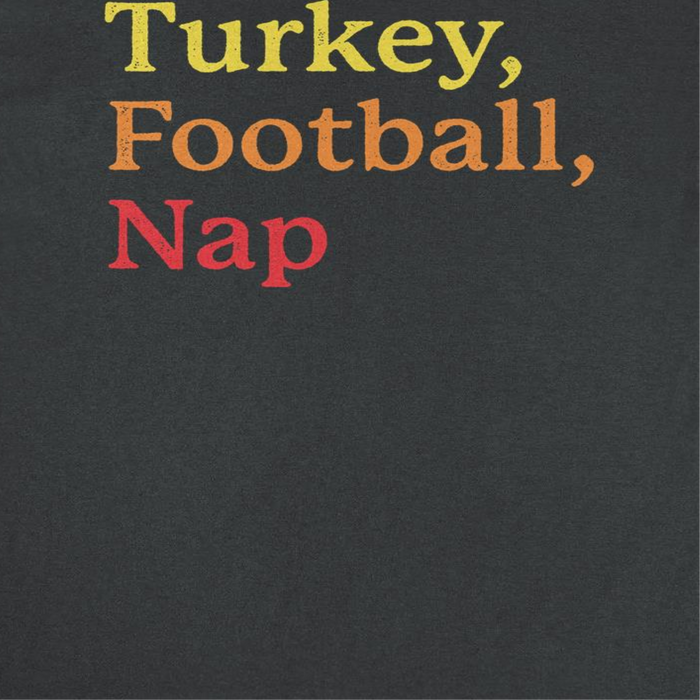 Thanksgiving T-Shirt - Turkey Football Nap