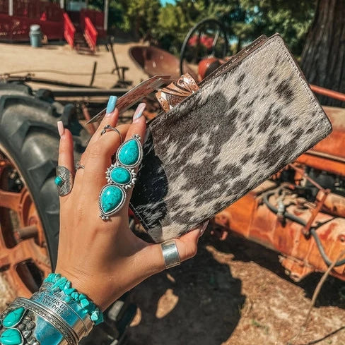 The Lancaster Cowhide Leather Tooled Wallet