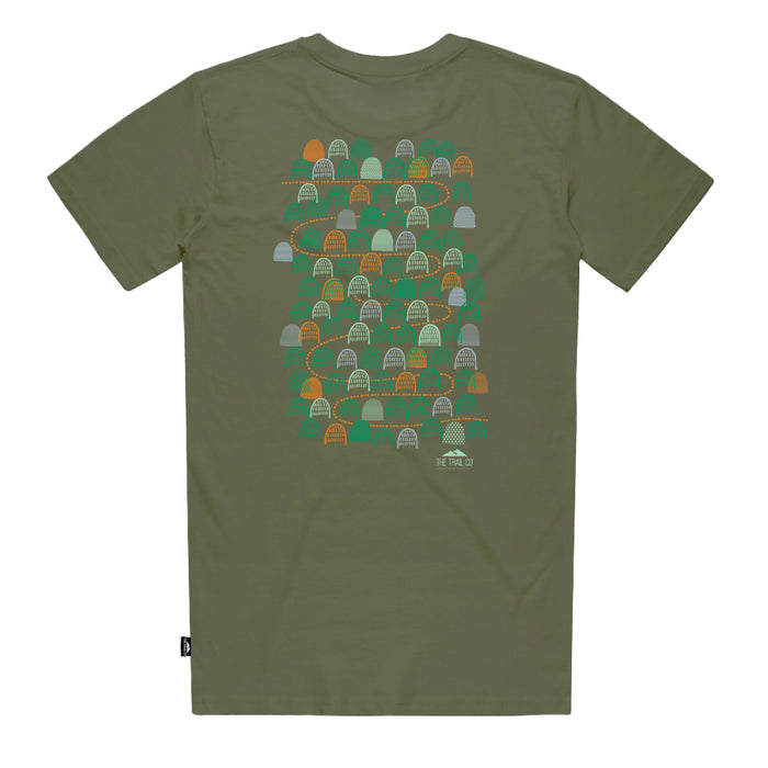 The Trail Co. Casual Tee | Green Path | Unisex