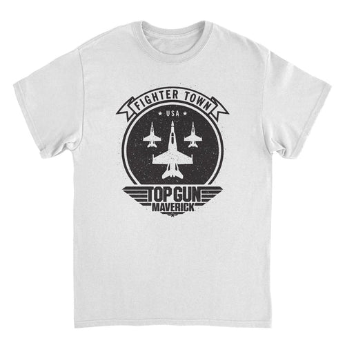 Top Gun Fighter Town White T-Shirt
