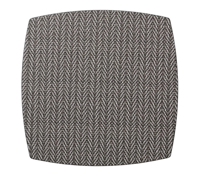 TWILL PLACEMAT IN BLACK/WHITE