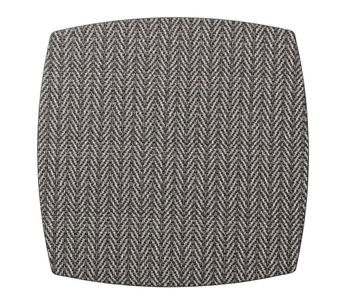 TWILL PLACEMAT IN BLACK/WHITE