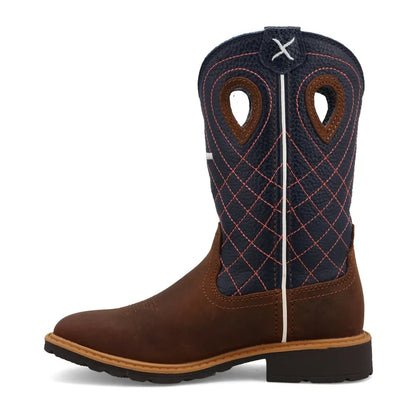 Twisted X Youth Mocha & Navy Cowboy Boot